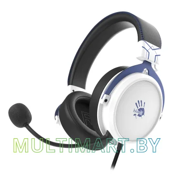 Наушники A4Tech Bloody M590i (синий/белый) картинка 2